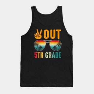 Peace Out 5th Grade  Graduation Last Day Of School Tank Top